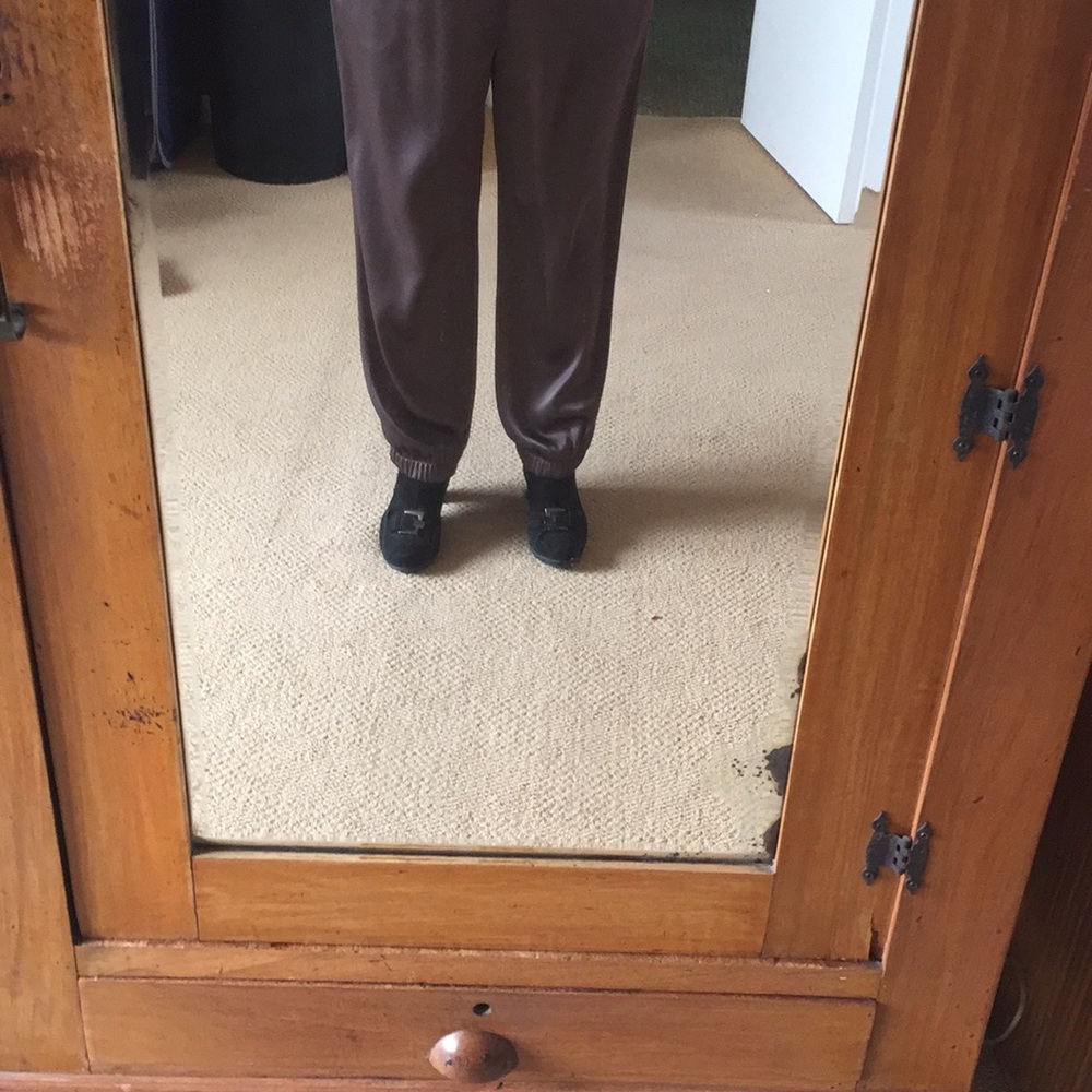 St John’s Satin dress pants.